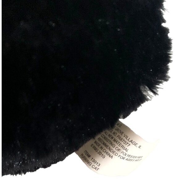 WMG 2010 Plush Black Cat Kitten Kitty 10 in Length Stuffed Animal Toy Soft, Fluf - Picture 5 of 6